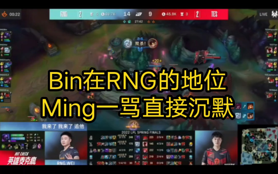yihao-关于Ming在RNG比赛中连败，爆冷引发热议！的信息